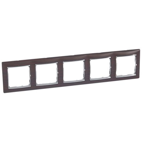 Valena Wenge dekor / Ezüst, 5-ös vízszintes keret 770375