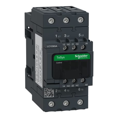 3pólusú Everlink mágneskapcsoló (AC3, 400V 65A), tek. 440V AC 50/60Hz LC1D65AR7