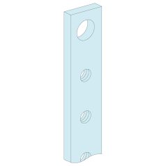 4 db sín menetes lyuk. 400A hossz=1400 LVS04173