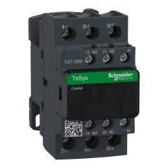   AC mágneskapcsoló, 11kW/25A (400V, AC3), csavaros csatlakozás, 1Z+1NY LC1D25M7