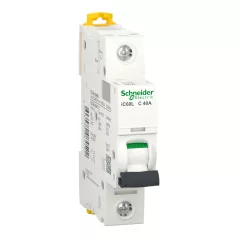   ACTI9 iC60L kismegszakító, 1P, C, 40A, monokonnekt A9F94140
