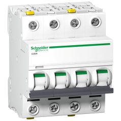 ACTI9 iC60N kismegszakító, 4P, C, 3A A9F04403