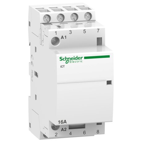 ACTI9 iCT16A kontaktor, 50Hz, 4NO, 24VAC A9C22114