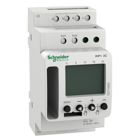 ACTI9 IHP+ 2C SMARTw (24/7) programozható időkapcsoló CCT15553