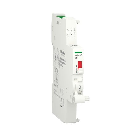 ACTI9 iOF+SD jelző és hibajelző segédérintkező, 24VDC, TI24 PLC csatlakozással dupla nyitás/zárás A9A26897