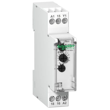 ACTI9 iRTMF időrelé, 2P, Uc 12-240 VAC, 12-240VDC A9E16070