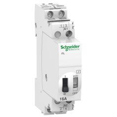 ACTI9 ITL16A impulzusrelé, 2NO, 12VAC, 6VDC A9C30012
