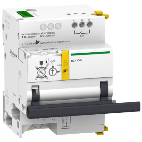 ACTI9 RCA távműködtető segédrelé, iC60, 1P, 1P+N, 2P, 230VAC A9C70122