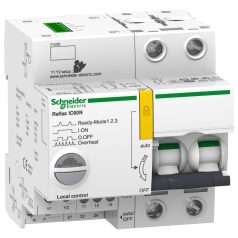   ACTI9 Reflex iC60N beépített megszakító vezérlés, 2P, B, 25A A9C61225