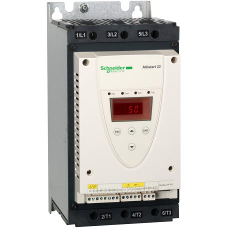 Altistart 22 lágyindító, 88A, 3f, 230…440VAC, 230VAC vezérlőfeszültség, Modbus RTU ATS22D88Q