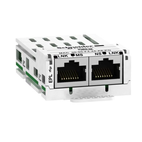 Altivar frekvenciaváltó kiegészítő, Kommunikációs modul, Ethernet POWERLINK, 2xRJ45, ATV320-340-600-900 hajtásokhoz VW3A3619