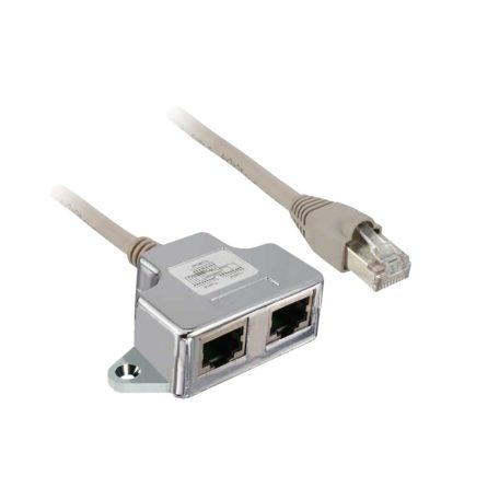 Altivar frekvenciaváltó kiegészítő, Modbus t-elágazó kábel, 1xRJ45 apa, 2xRJ45 anya, 1m VW3A8306TF10