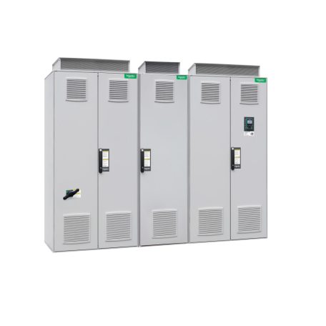 Altivar Process ATV980 frekvenciaváltó, THDI<5%, 710kW, 3f, 400VAC, IP23, szekrényes, vonali- és motorfojt., visszatáp. ATV980C71Q4X1