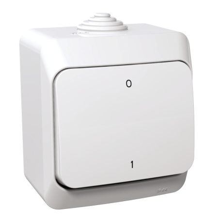CEDAR PLUS Kétpólusú kapcsoló, IP44, fehér (102) WDE000520