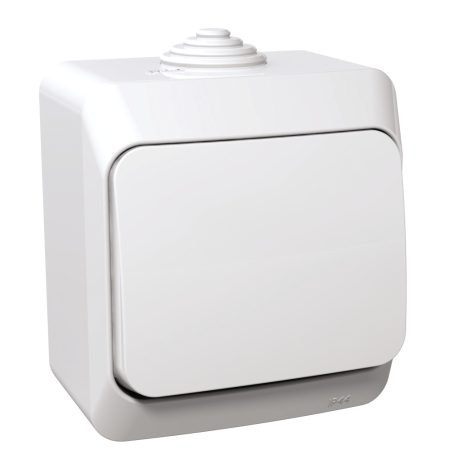 CEDAR PLUS Váltókapcsoló, IP44, fehér (106) WDE000560