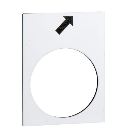 címke - 30 x 40 mm - fehér - előre, lassú ZB2BY4963