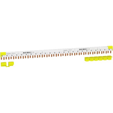 comb busbar, Acti9, 1L+N, 9 mm pitch, 24 modules, 80 A A9XPC624