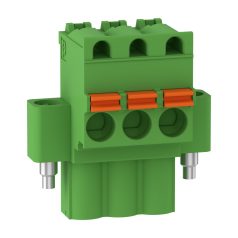   Connector with fixable screws for power supply cables (Angle type, 5pcs/set) HMIZXPWS