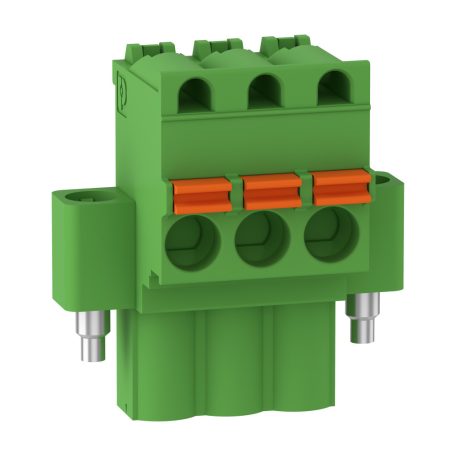 Connector with fixable screws for power supply cables (Angle type, 5pcs/set) HMIZXPWS