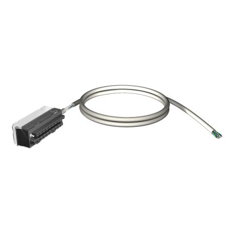 cord set - 40-way terminal - one end flying leads - for X80 I/O - 5 m BMXFTW505