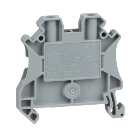 Csavaros egyszintes átkötőkapocs 1x1 csatlakozás 6,2 mm 4 mm2 32A-es NSYTRV42