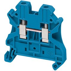  Csavaros egyszintes átkötőkapocs 1x1 csatlakozás 6,2 mm 4 mm2 32A-es kék NSYTRV42BL