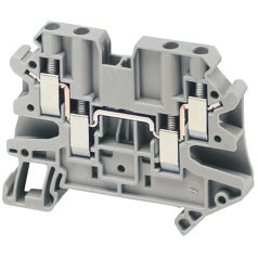   Csavaros egyszintes átkötőkapocs 2x2 csatlakozás 6,2 mm 4 mm2 32A-es NSYTRV44