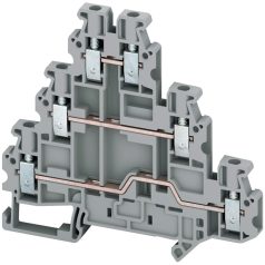   Csavaros háromszintes átkötőkapocs 1x1 csatlakozás 5,2 mm 2,5 mm2 20A-es NSYTRV26T