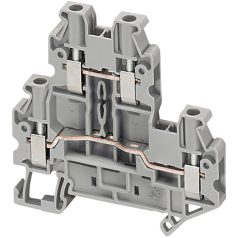   Csavaros kétszintes átkötőkapocs 1x1 csatlakozás 5,2 mm 2,5 mm2 24A-es NSYTRV24D