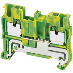   Direkt rugós egyszintes földelőkapocs 1x1 csatlakozás 5,2 mm 2,5 mm2 zöld-sárga NSYTRP22PE
