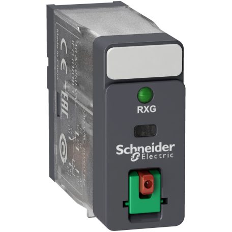 Dugaszolható  interfész relé, 10 A, 1 CO, lockable test button, LED, 48 V AC RXG12E7