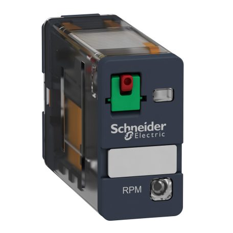 Dugaszolható teljesítményrelé, 15 A, 1 CO, LED-es, 120 V AC RPM12F7