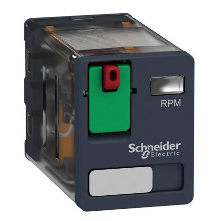 Dugaszolható teljesítményrelé, 15 A, 2 CO, 120 V AC RPM21F7