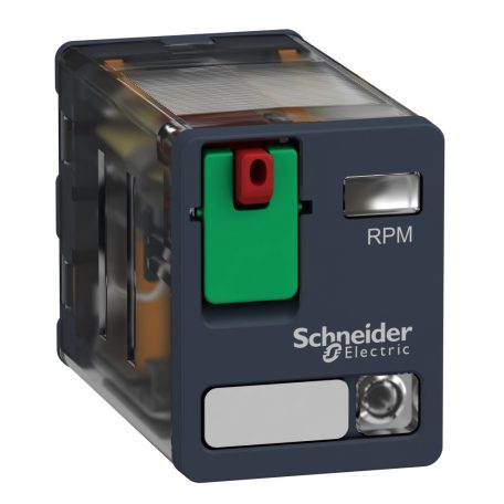 Dugaszolható teljesítményrelé, 15 A, 2 CO, LED-es, 120 V AC RPM22F7