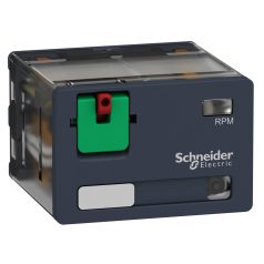   Dugaszolható teljesítményrelé, 15 A, 4 CO, LED-es, 48 V AC RPM42E7