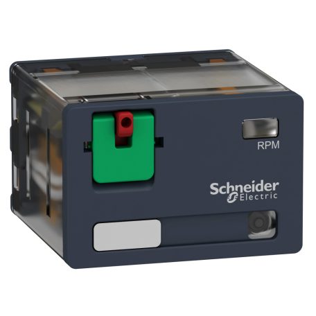 Dugaszolható teljesítményrelé, 15 A, 4 CO, LED-es, 48 V AC RPM42E7
