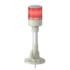   Easy Harmony komplett fényoszlop, 1 szintes, piros, 24 VAC/DC, tartócsöves, csavaros, elhajtható, XVGB1MA