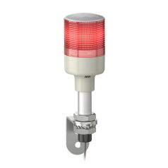   Easy Harmony komplett fényoszlop, 1 szintes, piros, 24 VAC/DC, tartócsöves, L-konzolos rögzítésű XVGB1A