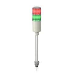   Easy Harmony komplett fényoszlop, 2 szintes, piros-zöld, 230 VAC, furatba rögzíthető, tartócsöves, hangj., XVGM2ST