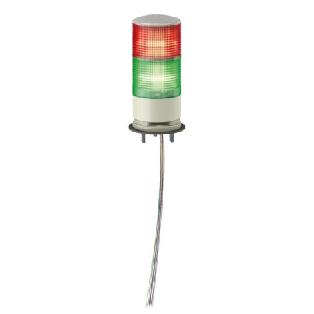 Easy Harmony komplett fényoszlop, 2 szintes, piros-zöld, 24 VAC/DC, direkt rögzítésű XVGB2W