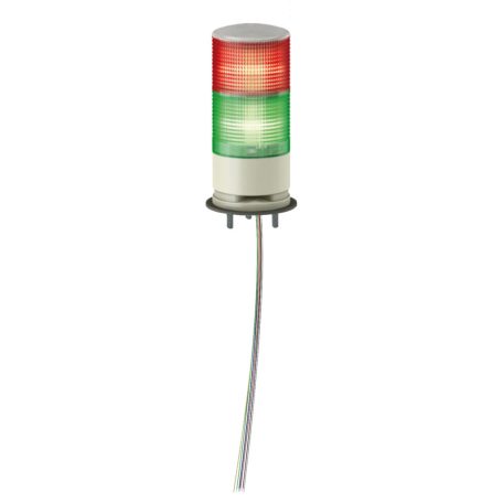 Easy Harmony komplett fényoszlop, 2 szintes, piros-zöld, 24 VAC/DC, direkt rögzítésűhangj., XVGB2SW