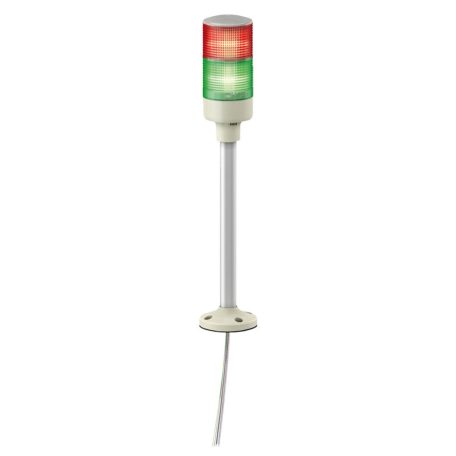 Easy Harmony komplett fényoszlop, 2 szintes, piros-zöld, 24 VAC/DC, tartócsöves, csavaros, XVGB2H