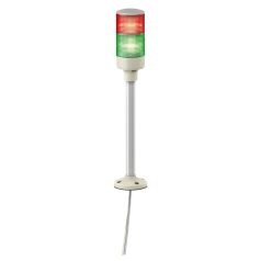   Easy Harmony komplett fényoszlop, 2 szintes, piros-zöld, 24 VAC/DC, tartócsöves, csavaros, hangj., XVGB2SH