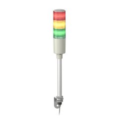   Easy Harmony komplett fényoszlop, 3 szintes, piros-narancs-zöld, 230 VAC, tartócsöves, L-konzolos rögzítésűhangj., XVGM3S