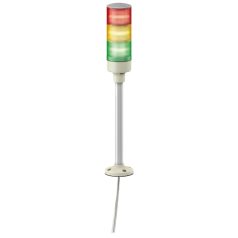   Easy Harmony komplett fényoszlop, 3 szintes, piros-narancs-zöld, 24 VAC/DC, tartócsöves, csavaros, XVGB3H