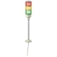   Easy Harmony komplett fényoszlop, 3 szintes, piros-narancs-zöld, 24 VAC/DC, tartócsöves, csavaros, hangj., XVGB3SH