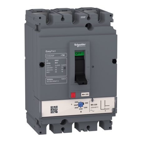 EasyPact CVS100F 3P 36kA komplett megszakító MA2,5 3P3D kioldóval LV510440