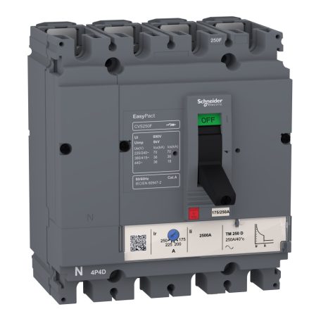 EasyPact CVS160F (36 kA) 4P4D TM136D LV516352