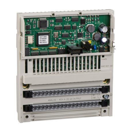 elosztott analóg kimenet Modicon Momentum - 4 kimenet - 0..20 mA 170AAO12000