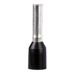  Érvéghüvely 1,5 mm2 NFC 10x100db blisteres kiszerelésben fekete L=13,5mm DZ5CE015